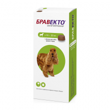 Бравекто д/собак 10-20 кг п/б и п/к, демодекоз 500 мг