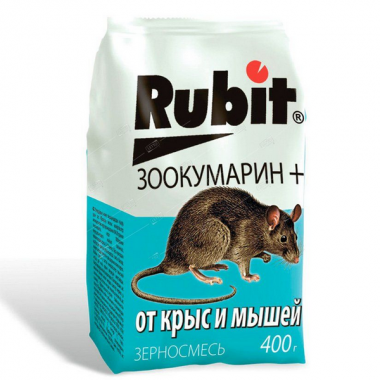 Рубит Зоокумарин (зернов.смесь пакет) 400г (25шт)
