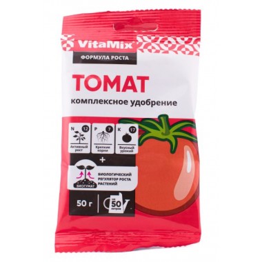 Удобрение для Томатов 50гр VitaMix/50шт Биомастер