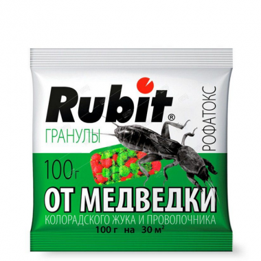 Рубит Рофатокс гранулы от медведки и проволочника 100г (50шт)